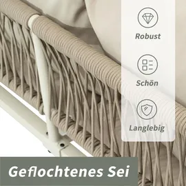 stilvora Gartenlounge-Set 6-tlg. Beige