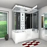 SeniorBad K88-SW-EH-C-EC-EA Kombination Badewanne Dusche 180 x 100 cm