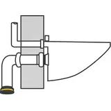 Haas + Sohn PE-Übergangsstück erweitert von Ø 110 x 90 mm