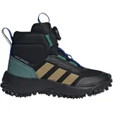 adidas Fortatrail Boa Kinder Schwarz/Khaki/Preloved Teal 30
