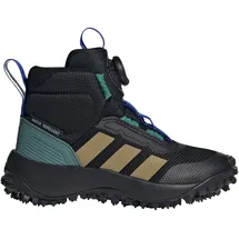 adidas Fortatrail Boa Kinder Schwarz/Khaki/Teal 30
