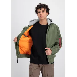 Alpha Industries Ma-1 Zh Back Emb Jacke Green M