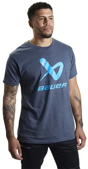 BAUER SS CREW TEE CORE LOCKUP SENIOR | S Navy