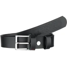 Ladeheid Kindergürtel Leder 2,5 cm Schwarz 79