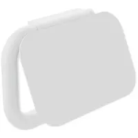 Hewi Serie 480 WC-Papierhalter 480.21.00160DX mit Deckel, pulverbeschichtet weiß
