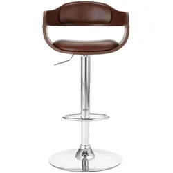 vidaXL Barhocker Braun Kunstleder