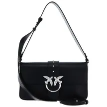 PINKO Love One Classic Slouchy | Schultertasche in schwarz