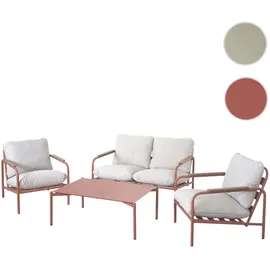 Mendler HWC-O11 Loungeset terrakotta/beige
