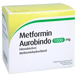 METFORMIN Aurobindo 1000 mg Filmtabletten 120 St