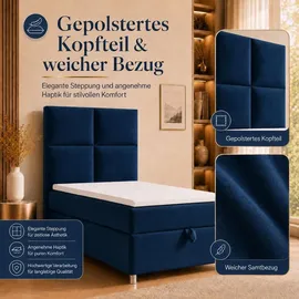 Best For Home Trinity K2 90 x 200 cm Blau