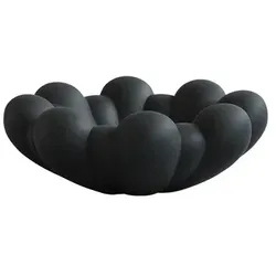 101 COPENHAGEN - Bloom Tablett/Gericht Big Schwarz