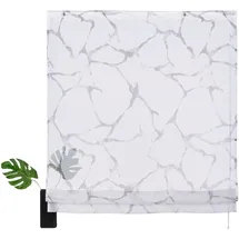 OTTO home Raffrollo OTTO HOME "Fulda" Gr. 2, grau, B:60cm H:140cm, Voile, Obermaterial: 100% Polyester, Raffrollos, Transparent, Voile, Polyester
