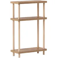 [en.casa] Nampernu Standregal 62 x 40 x 18 cm Braun