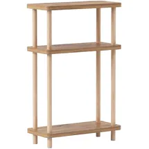 [en.casa] Nampernu Standregal 62 x 40 x 18 cm Braun