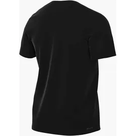 Nike Dri-FIT UV Hyverse kurzarm Fitnessshirt Herren 010 black/white L