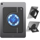 Nillkin FlexWing Magnetisch Snap Tablet Ständer, Ultradünn, Faltbar und Verstellbarer Leder ständer kompatibel mit 9,7-11 Zoll iPad/iPad Pro/iPad Air und andere 9,7"-11" Tablets (Schwarz)