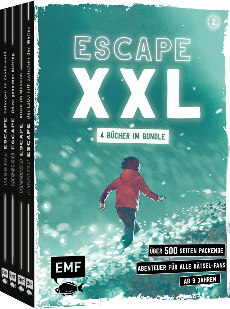 Escape Xxl - Über 500 Seiten Packende Abenteuer Für Alle Rätsel-Fans Ab 9 Jahren (Band 2) - Arnaud Varennes-Schmitt  Lylian  Abel Oltramare  Natacha G