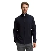 Tom Tailor Herren Strickjacke BASIC KNIT JACKET Regular Fit 1047571-13160 Blau Grau 3XL