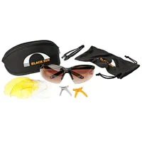 BLACK SUN Fahrradbrille Sportlesebrille: Bifokal, bester Wind- und Sonnenschutz, UV-400 (Schwarz, Dioptrie 2,5)