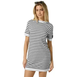 super.natural Kleid Casual Stripe Weiß/Grau XS