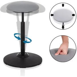 HJH Office Balance Sit Stoff Grau