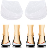 Gel-Fersenkissen Für Schuhe 1 Paar Transparente O/X Typ Bein Korrektor Korrektur Einlagen, Orthopädische Einlegesohlen Gel, Einlegesohlen Korrektur, Fuß Korrektur Einlagen, Für Männer Und Frauen (S)