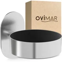 Ovimar Haartrocknerhalter Glyngore | Edelstahl | Silber | mit