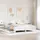 vidaXL Massivholzbett 180 x 200 cm Weiß