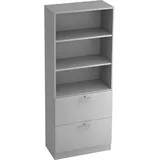 Hammerbacher V7300 Aktenregal 80 x 42 x 200,4 cm grau