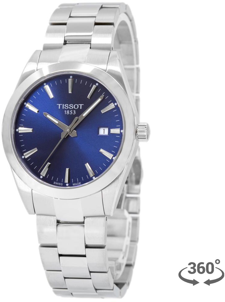 Tissot Men's T127.410.11.041.00 T-Classic Blue Dial Watch