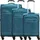 d & n Travel Line 9504 Koffer-Set 3-tlg. polyester/petrol