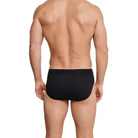 SCHIESSER Herren 2 PACK Slip Authentic schwarz/black, 7/XL