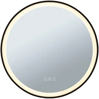 Paulmann Mirra 71088 LED-Spiegelleuchte 11,5W dimmbar Schwarz/Spiegel
