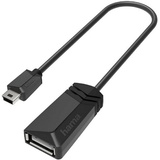 Hama USB-Adapter OTG Micro-USB-Stecker – USB-Buchse, USB 2.0, 480 Mbit/s,