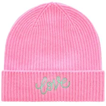Zwilling Zwillingsherz Kaschmir-Beanie in pink