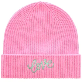 Zwilling Zwillingsherz Kaschmir-Beanie in pink
