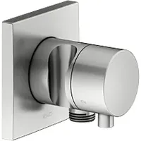 Keuco IXMO Fertigmontageset 59548211202 Unterputz-3-Wege-Umstellventil, eckig, Schlauchanschluss/Brausehalter, edelstahl-finish