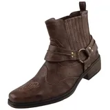 Mustang Herren Cowboy Stiefelette Braun EU 45 - 45 EU
