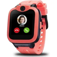 Trackino KW2 4G Kinder-Smartwatch mit Telefonfunktion, GPS-Tracker & Anruf, IP68 wasserdicht, Uhr für Kinder (Rosa) - Rosa
