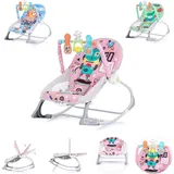 Chipolino Babywippe Baby Spa 2 in 1 elektrisch Stuhl Schaukelfunktion Spielbogen rosa