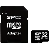 Silicon Power MicroSD Card 32GB SDHC CL.10 inkl. Adapter Multimedia-Technik Micro SD Karten
