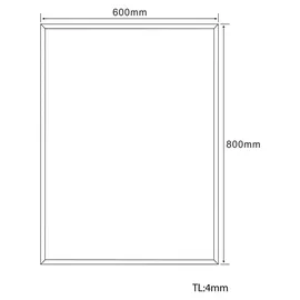 a&n&a aQualine Wandspiegel 60 x 80 cm