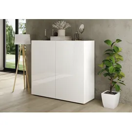 Home Affaire Highboard 120 x 111 x 42 cm Weiß