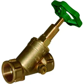 aalberts SEPP DIN-Basis Freistromventil 0048916 DN 40 x Rp 1 1/2, steigende Spindel, ohne Entleerung, Messing