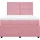 vidaXL Boxspringbett 140 x 200 cm Rosa