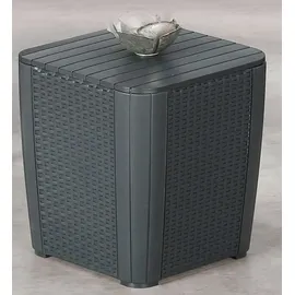 BEST Freizeitmöbel Napoli Set 3-tlg. graphit/hellgrau