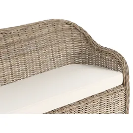 Beliani SUSUA 141 x 86 x 69 cm Beige/Weiß