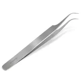 InstrumenteNRW Zecken- und Splitterpinzette, 11,5 cm, Rostfreies Edelstahl, Klassisch, Silber