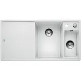 Blanco Axia III 6 S rechts weiß + Excenterbetätigung + InFino + Holzschneidbrett