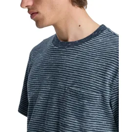 QUIKSILVER Lopaz Striped Pocket T-Shirt blau gestreift, blau, Frühjahr/Sommer 2026